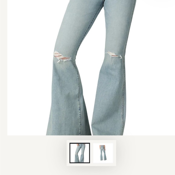 Wrangler Light Blue Flare Jeans - Picture 3 of 12